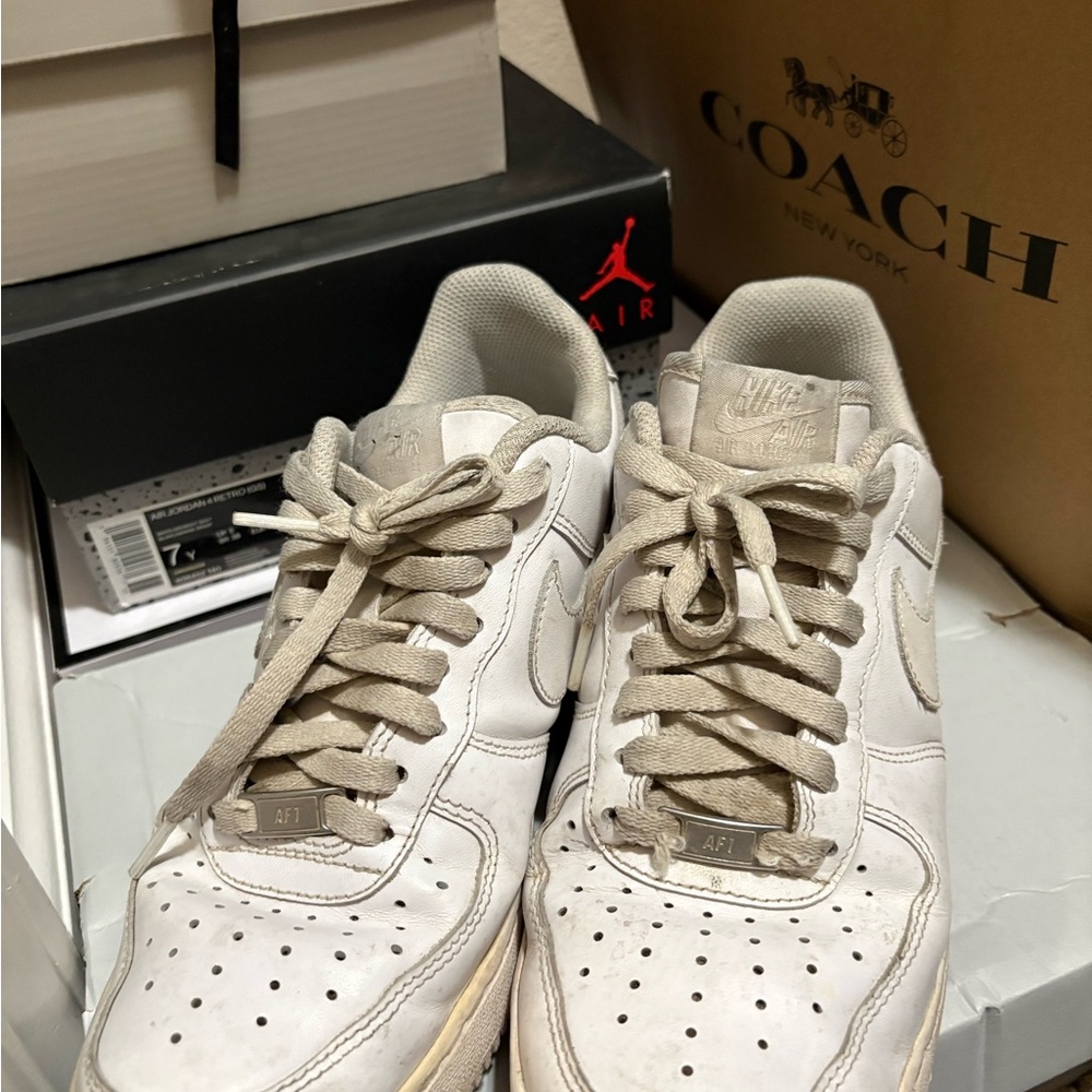Nike Air Force 1 White Sneakers